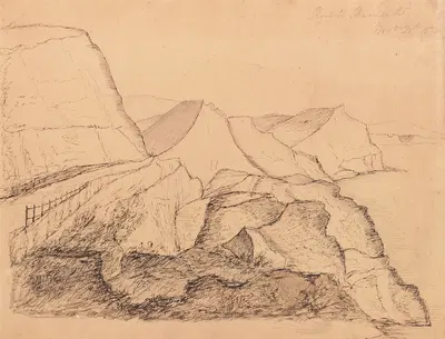 Road to Charmouth by William Makepeace Thackeray, 1833 — digital art print download