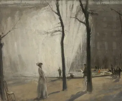 The Fountains, Palais Royal by William Nicholson — digital art print download