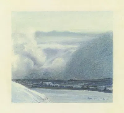 Фён рядом с Исни by Адольф Янсен, 1937 — digital art print download