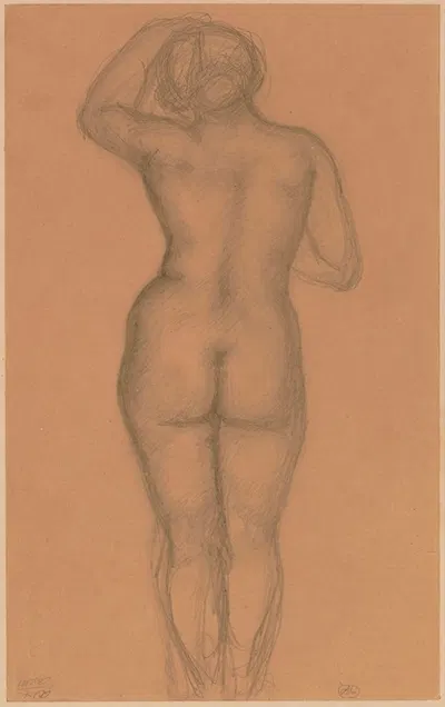 Nude Seen from the Back by Аристида Маййоль — digital art print download