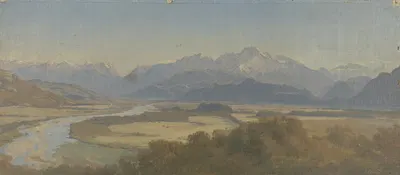 Горы by Эдуард Вильгельм Позе — digital art print download