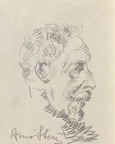 The Painter James Ensor by Arno Stern — digital art print download