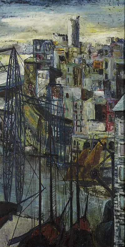 Порт Марселя by Ханс Людвиг Кац, 1930-1933 — digital art print download