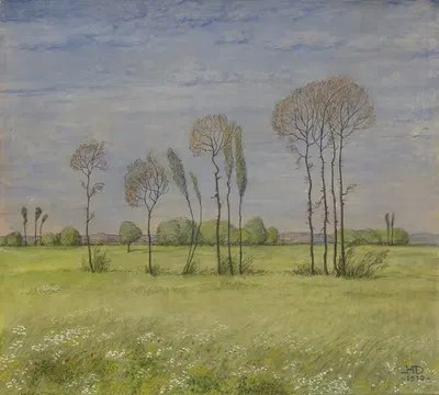 Пейзаж весной by Германн Думлер, 1910 — digital art print download