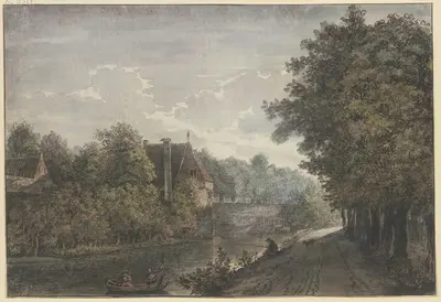Aan de Stadt Muur tot Utrecht by Jacob van Liender, 1749 — digital art print download