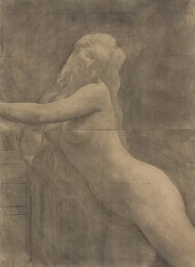 Figure Study by Шарль Мертенс — digital art print download