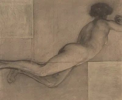 Figure Study by Шарль Мертенс — digital art print download
