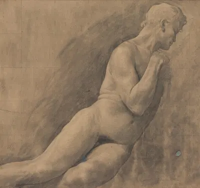 Figure Study by Шарль Мертенс — digital art print download