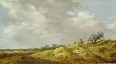 Путь через дюны by Ян ван Гойен, 1629 — digital art print download
