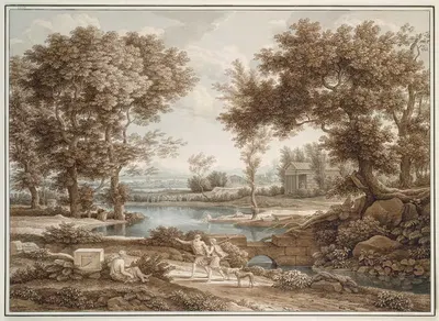 Героика пейзажа by Иоганн Кристиан Рейнхарт, 1818 — digital art print download