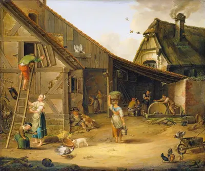 Ферма by Иоганн Людвиг Эрнст Морганштерн, 1794 — digital art print download