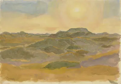 Нордерней с солнечными дюнами by Иоганн Винценц Цисзарз, 1926 — digital art print download
