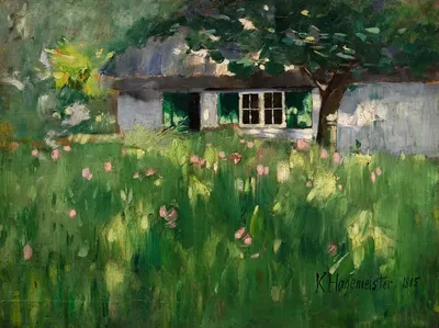 Крестьянский дом у Ферха by Карл Хагемейстер, 1885 — digital art print download