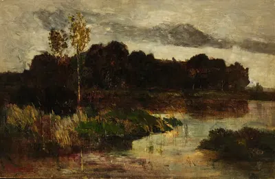 Маркская ландшафт by Карл Хагемейстер, 1878 — digital art print download