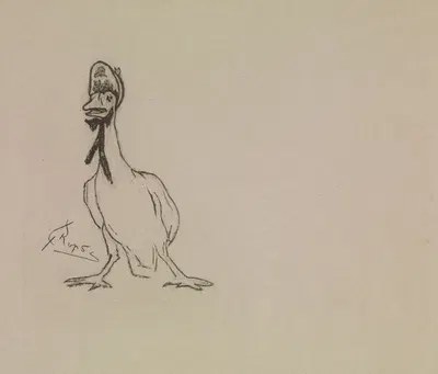 Goose by Félicien Rops — digital art print download