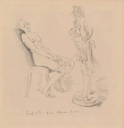 Tarif n° 1 avec illusion riche by Félicien Rops — digital art print download