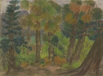 Пальмовый лес by Полина Коварзик, 1928 — digital art print download