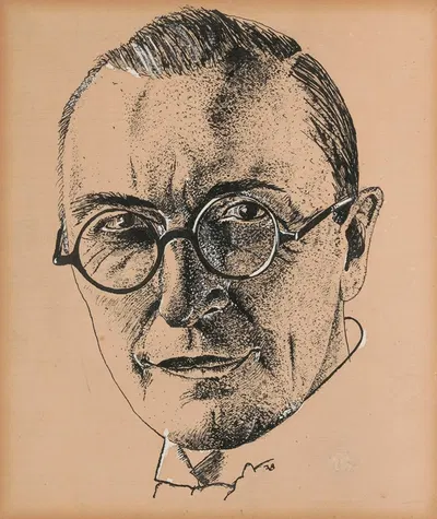 The Writer Herman Teirlinck by Frits van den Berghe, 1930-1932 — digital art print download