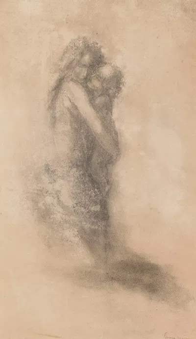 Mother and Child by George Minne, 1920 — digital art print download