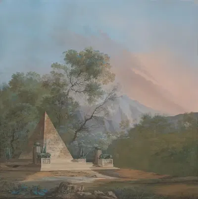 Воображаемый проект памятника лорду Нельсону by Агостино Аglio, 1805 — digital art print download