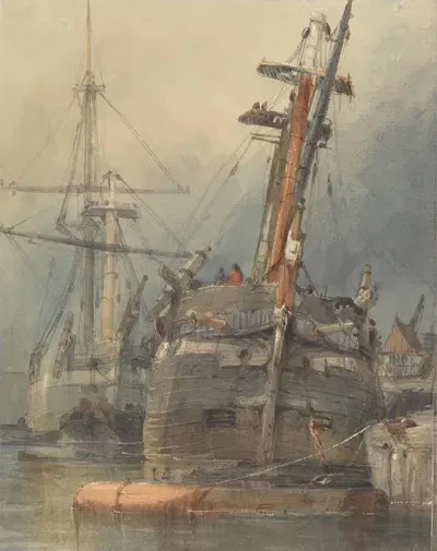 Old Men O'War by Charles Bentley — digital art print download