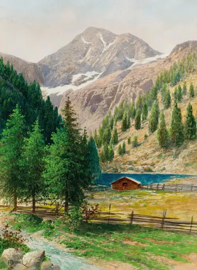 Хохголлинг (гора) в Шладмингер Таурен by Франц Демель — digital art print download