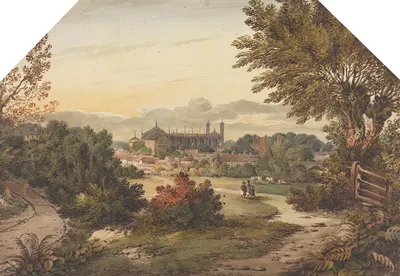 Итон с Брокаса by Джеймс Борн, 1828 — digital art print download