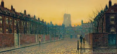 Старый Челси by Джон Аткінсон Гримшоу, 1893 — digital art print download