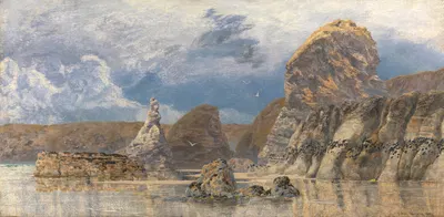 Мелководье залива Хэрслейд, Говер by Джон Бретт, 1887 — digital art print download