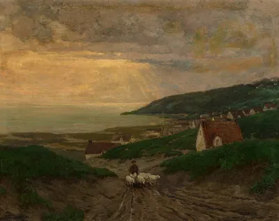 Раннее утро by Джулиан Ондердонк, 1904 — digital art print download