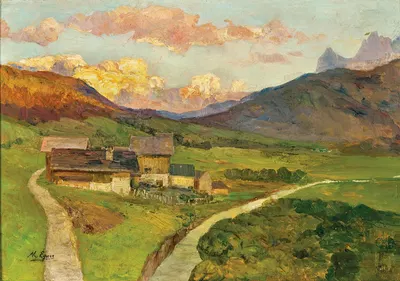 Abend im Sextenthal by Marie Egner — digital art print download
