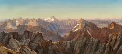 Панорама с Мангарта в Юлийских Альпах 4 by Маркус Перхарт — digital art print download