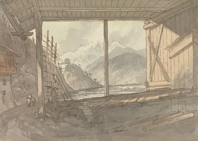 Силлиан Тироль, 11 июля 1821 by Рев. Чарльз Аннесли, 1821 — digital art print download