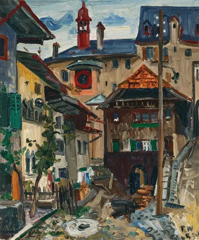 Gruyères by Rudolf Wacker, 1930 — digital art print download
