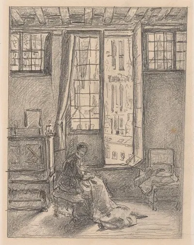 The Carillon by Анри де Бракелер, 1874 — digital art print download