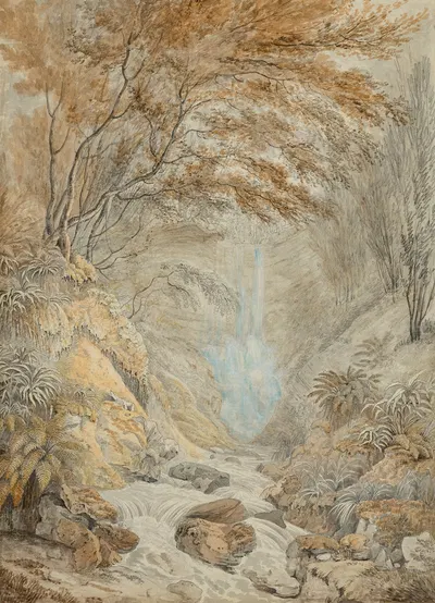 Старая водопад Роар, рядом с Хастингсом, Суссекс by Уильям Дэй, 1792 — digital art print download