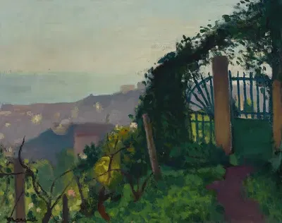Le Portail dans la verdure by Albert Marquet — digital art print download