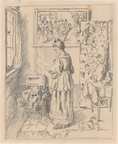 The Letter by Анри де Бракелер, 1876-1877 — digital art print download