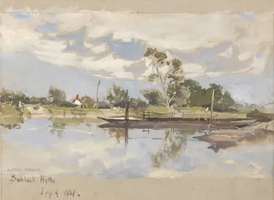 Баблок Хайт, рядом с Оксфордом by Альфред Парсонс, 1881 — digital art print download