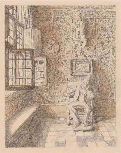 The Man in the Chair by Анри де Бракелер, 1877-1878 — digital art print download