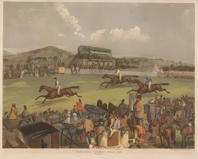 'Финиш': (1) Генерал (2) Дорогая Мэй (3) Пахарь by Чарльз Дентон, 1853 — digital art print download