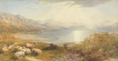 Сцена на Мавддлах, недалеко от Бармута by Корнелиус Пирсон, 1872 — digital art print download