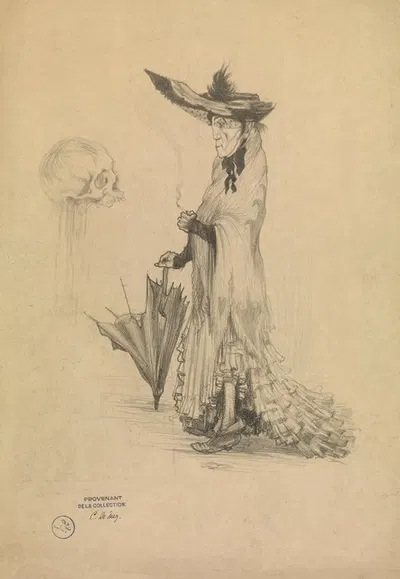 The Old Whore Madam by Henri Evenepoel, 1895 — digital art print download