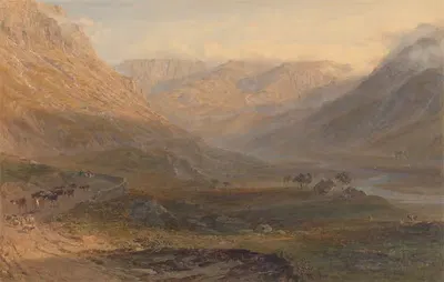 Нант Франкон, Северный Уэльс by Джордж Артур Фрипп, 1862 — digital art print download