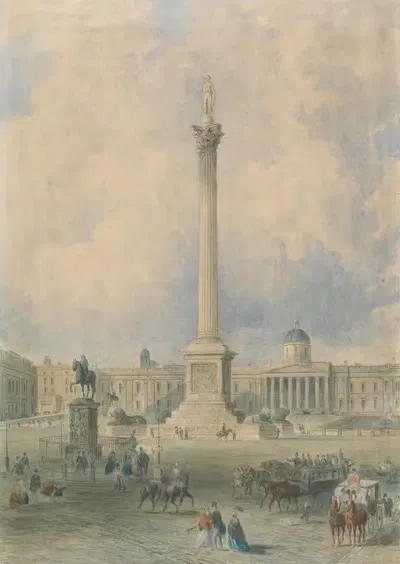 Trafalgar Square by George Hawkins — digital art print download