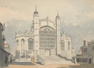 St. George's Chapel, Windsor, Berks. by George Sidney Shepherd — digital art print download