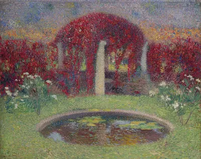 Le Bassin et le tonnelle by Henri Martin, 1910 — digital art print download