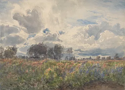 Showery June, Picardy by Henry Moore — digital art print download