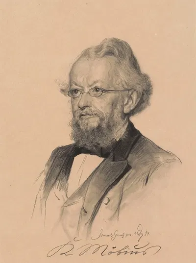 Karl August Möbius, Director of the Museum of Zoology in Berlin by Ismaël Gentz, 1894 — digital art print download