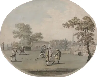 A Game of Bowls by John Collet — digital art print download